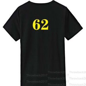 NO62 Black II T-Shirt Gedenkstoffe Exquisite Stickerei Hohe Qualität Tuch Atmungsaktive Schweißabsorption Professionelle Produktion