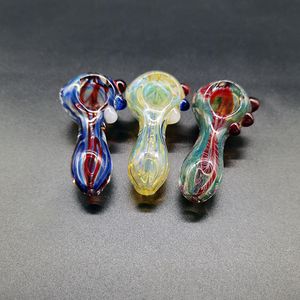 Rookpijp Glazen Handpijpen Vervaardiging Handgeblazen Lepel Buis Olie Rig Brander 2.9 Inch Hoge Kwaliteit Mini Bowl Unieke Pot Tabaksbranders Tool In Store VS Bong Waterpijp