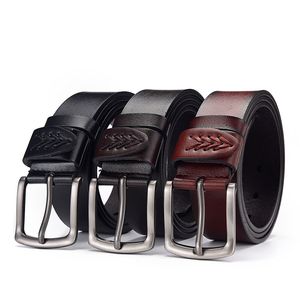 PU Läder Luxury Good Quality Ward Style Digners Pin Buckle Köpare Whole Custom Fashion Belt för män