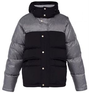 Men Nylon Puffy Short Down Jacket Black Winter Fashion Male Warm Hooded Zipper Sport Coat