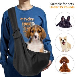 Pet Carrier Travel Handbag Canvas Shoulder Portable Outdoor Carriers Bag Dog Front Backpack Head308d