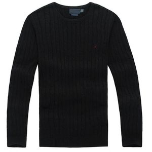 Мужская свитер экипаж шеи миль Wile Polo классический вязаный хлопок зимний досуг дному дну пуловер 8 цветов
