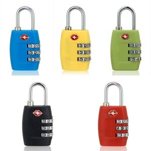 Combination Lock Resettable Customs Locks Travel Luggage Padlock Suitcase High Security Colors