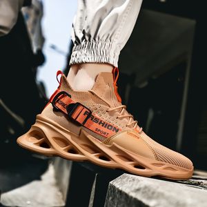 Partihandel 2021 Ankomst Sport Running Skor Män Kvinnor Triple Green Alla Orange Bekväma andningsbara Utomhus Sneakers Stor storlek 39-46 Y-9016