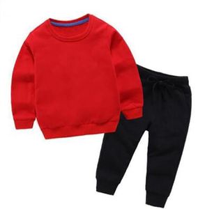 2021 Moda menino crianças conjuntos crianças bebê vende melhor novo outono menino menino jaqueta esportes casaco com capuz terno 3 cores tamanhos 2-11t camisa conjuntos de camisa