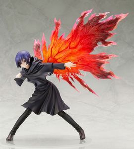 26cm Artfx J Tokyo Ghoul Anime 그림 Touka Kirishima 1/8 PVC 액션 피규어 장난감 Touka Kirishima 그림 모델 인형 Tohka 입상 X0526