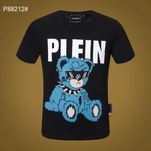 Plein Bear T Gömlek Erkek Tasarımcı Tişörtleri Marka Giyim Rhinestone Kafatası Erkekler T-Shirt Klasik Yüksek Kalite Hip Hop Streetwear Tshirt Rahat Top Tees PB 11307