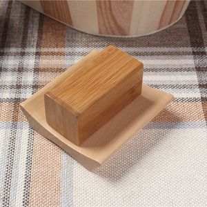 Drewniany kwadrat 8.5x8.5x2 cm uchwyty mydła wygodne