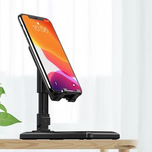 Kvalitet Flexibel Bärbar telefonhållare Rotera plaststativ Rektangel Bracket Universal TeugNable Mount för alla Smartphones med Retail Box