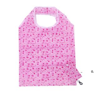 Foldable Portable Shopping Bag Reusable Grocery Storage Bags Large Size Shopper Tote Pouch Eco-friendly RRD11286