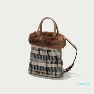 Borsa e portafogli invernali di lusso caldi Bont Tas Faux Bont Bakken Plate Borsa di tela Borsa a tracolla piccola da donna Borse a tracolla EmmerKGHK