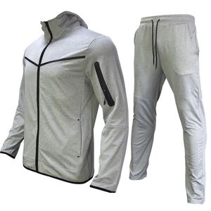 Moda uomo Tute abbigliamento sportivo primavera e autunno abbigliamento sportivo maglioni pantaloni con cappuccio abbigliamento sportivo outdoor alpinismo tuta allenamento calcio pantalone casual