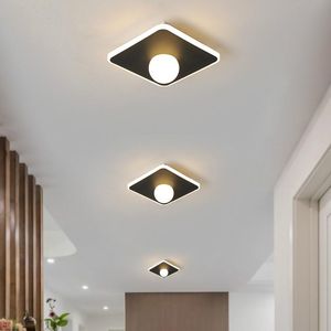 Taklampor modern korridorljus Enkel LED -belysningshusarmaturer dekor hem barn rum lampara pared