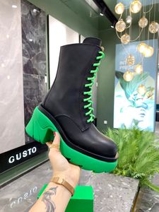 Multicolor Jelly Outsole Women's Low Heel Boots Strap Side Zipper Design Läder Materialstorlek 35-40