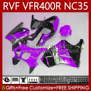 Honda rvf400r nc35 v4 vfr400 r vfr400r 94 95 96 97 98 80no.125 rvf400 재고 보라색 rvf vfr 400 r 400rr vfr 400R 1994 1995 1996 1998 vfr400rr 94-98 공정