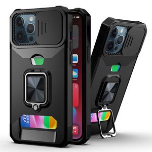 Hybrid Magnetic Car Ring Holder Kickstand Shockproof 3in 1 Phone Case For Samsung Galaxy A12 A22 A32 A42 A52 A72 A82 A02S A