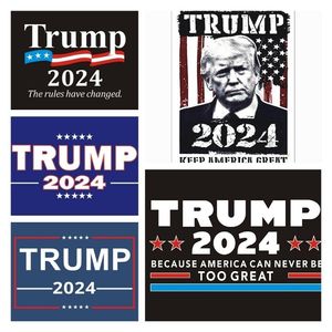 2024 ABD Cumhurbaşkanlığı Kampanyası Trump Sticker Kurallar Değişti Trump 2024 Araba Çıkartmaları Dekoratif Sticker Çıkartması T2I52204