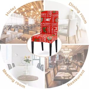 Spandex Chair Covers Elastic Dining Seat Cover Protector Anti-dirty Removable Slipcovers Banquet Wedding Restaurant Decor EEB5632