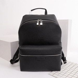 Bags M30230 Discovery Backpack Luxury Leather Men Travel School Classic Zipper Backpacks Canvas Sport Bag