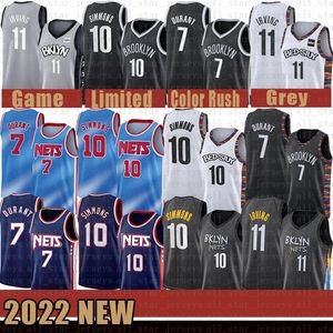 Ben 10 Simmons Basketball Jerseys Kevin Mens 7 Durant Kyrie Vogue 11 Irving 72 Biggie