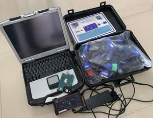 Profesjonalny DPA5 Adapter Protocol Dearborn 5 Najlepsza jakość ciężarówek Skaner ciężarówek wielobartyczny z CF30 Touch Laptop Auto Diagnosentc Tool