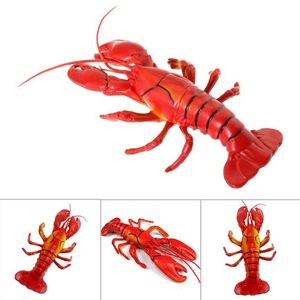Decorações de jardim 36*13 cm grande modelo de lagosta falsa exibição artificial decoração de animais marinhos decoração de plástico para casa