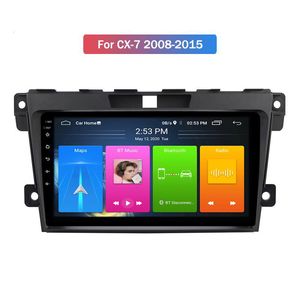 ستيريو راديو 9 بوصة ل Mazda CX-7 2008-2015 Android Car DVD مشغل فيديو الوسائط المتعددة اللمس GPS Navigation