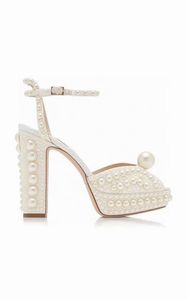 New fashion European designer party wedding dress shoes bride women's sandals fashion sexy d ress high heels pearl flash 34-41