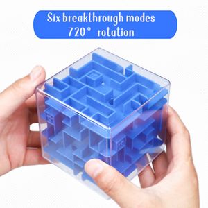 Rolig vetenskap och utbildning Slappna av leksaker Antistress Kids Intelligence Maze Puzzle Education Toy 3D Maze Gift for Children