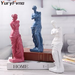 YuryFvna Venere di Milo Figurina greca Art Sketch Braccio rotto Statua Scultura fatta a mano Regalo Decorazione scrivania per ufficio 210318
