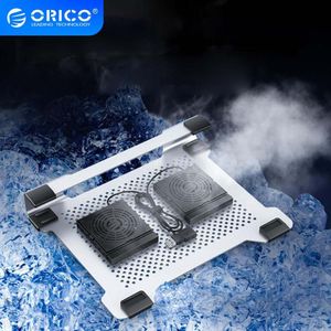 ORICO Cooling Pad Gaming Aluminium Ноутбук Стенд Ноутбука Компьютер Радиаторный Кронштейн с вентиляторами и USB Порт MacBook