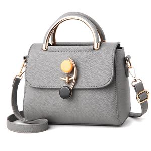 HBP Handtaschen, Geldbörsen, Tragetaschen, Damen-Geldbörsen, modische Handtasche, PU-Schaum, Umhängetasche, graue Farbe