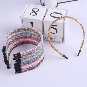 Girls Glitter Hairbands Children Party Fashion Headbands Sequins Bling Bling Sweet Kids Hair Accessories Head Hoop LJ201226 210 Z2