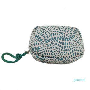 Fashion casual cyan purse square PU Stone portable Coin Purse 2021