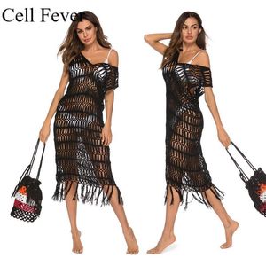 Bikini Cover Up Tassel Pareo Summer Tops Tunica Beach Ups Womens Hollow Out Swim Wear Costume da bagno Robe De Plage Beachwear Parei