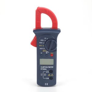 Multimeters DT202A AC DC Clamp Voltage And Current Meter LCD Digital Multimeter Backlight Ohm Voltmeter