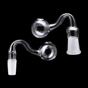 10mm 14mm 18mm Pyrex Glass Oil Burner Pipes Clear Color Quality Pipe Transparent Great Tubes Nail Tips