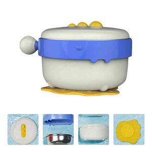 1pc Insulation Suction Cup Bowl Baby Feeding Bowl Baby Food Serving Bowl G1210