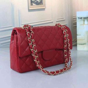 High Quality Women Classic Chains Shoulder Bag 2021 New Luxury Digner Lady Fashion Party Handbag Soft Leather BagVDD1