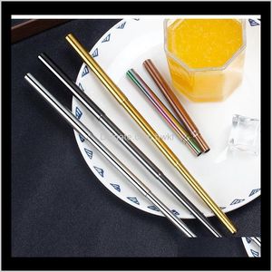 Barware Kitchen, Dining Bar Home & Gardentelescopic Stainless Steel Drinking Portable Reusable Folding Metal Sts With Aluminum Case And Clean