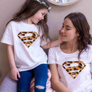 Cute Family Matching Clothes Summer Mommy and Me Tshirt