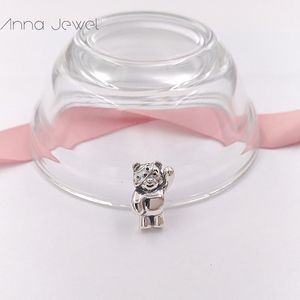 charms for jewelry making kit Vibrant Pudsey Bear pandora 925 silver tennis braclet beads kids women men chain bangles necklace pendant birthday gift 796255ENMX