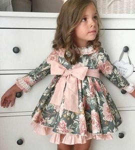 Kleinkind Baby Mdchen Blume Tutu Kleid Prinzessin Party Kleider Kleidung Herbst Q0716