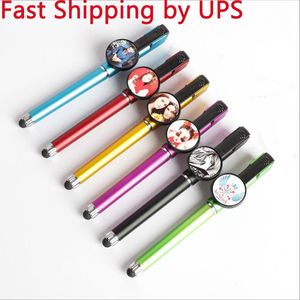 Multipurpose Gel Pen DIY Sublimation Pencil with Mobile Phone Stand Holder Can Touch Phones Ipad Screen Pens