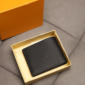 Top Quality Luxury bags Designer Holders Folding Women Wallet Cute Coin Purse Hidden Card Bag Leather Men short Foldable Wallets