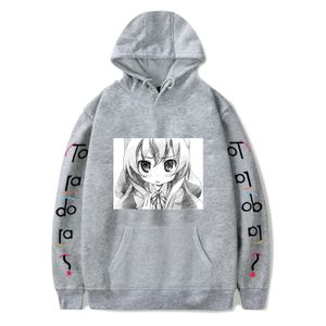 Wawnie Toradora Bawełna Poliester Bluza z kapturem Bluza Hip Hop Hoodie Unisex Moda Drukuj Streetwear Bluzy Animeehooded Bluza Y0319