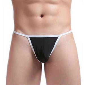 NXY Briefs and Panties Men's panties sexy underwear men underpants gay micro Thongs tanga Candy colors Transparent String Edging Small triangle simple 1203