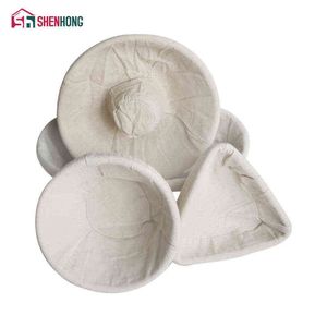 SHENHONG Banneton Fermentation Rattan Basket Country Bread Baguette Dough Brotform Proofing Proving Baskets 211110