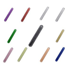 Kristal Tırnak Parlatıcı toptan satış-Cam Tırnak Dosya Kristal Shiner Nano Mini Tamponlar Blok Ile Taşlı Çivi Dosyaları Için Taşınabilir Kılıf