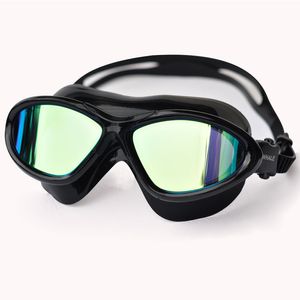 クジラのプロの品質防曇紫外線レンズ水泳ゴーグルミラーコーティング防水眼鏡プールの女性メガネ
